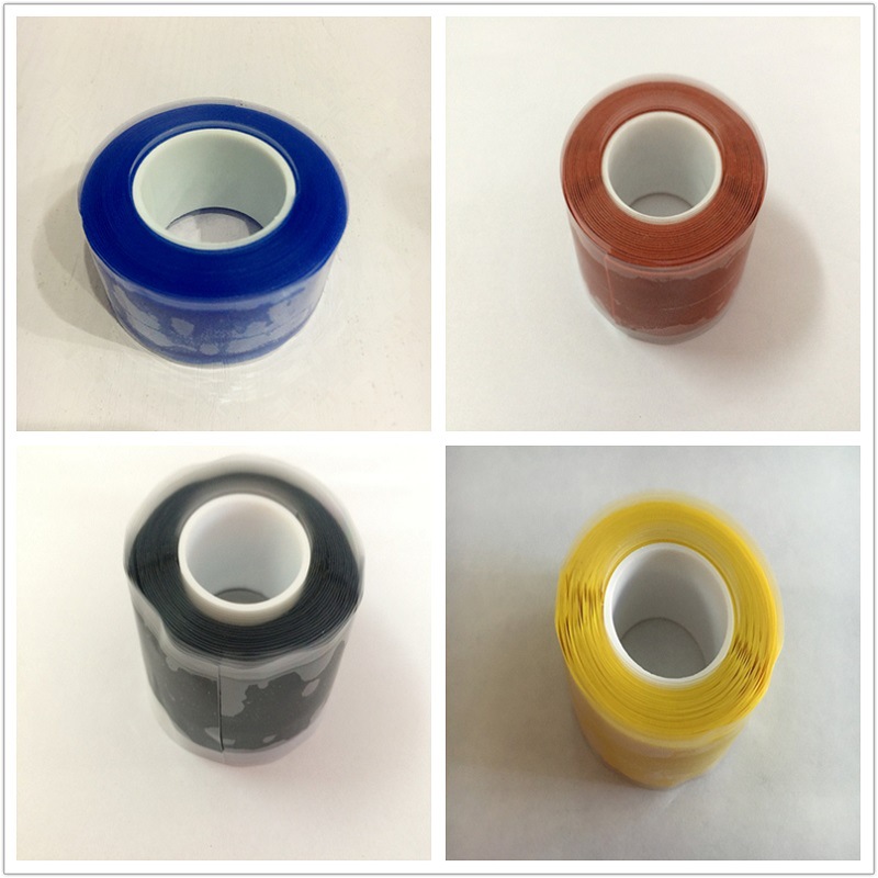 硅橡胶绝缘自粘带 电工自融胶布 黄色0.5*25*3M