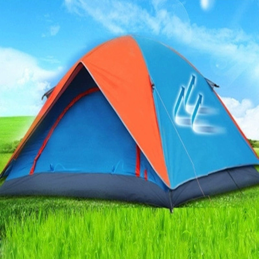 Производители напрямую поставляют 3-4 человек профессиональные двухслойные палатки большие пространства большие двойные двери водонепроницаемые и ветреные анти-ультрафиолетовые палатки