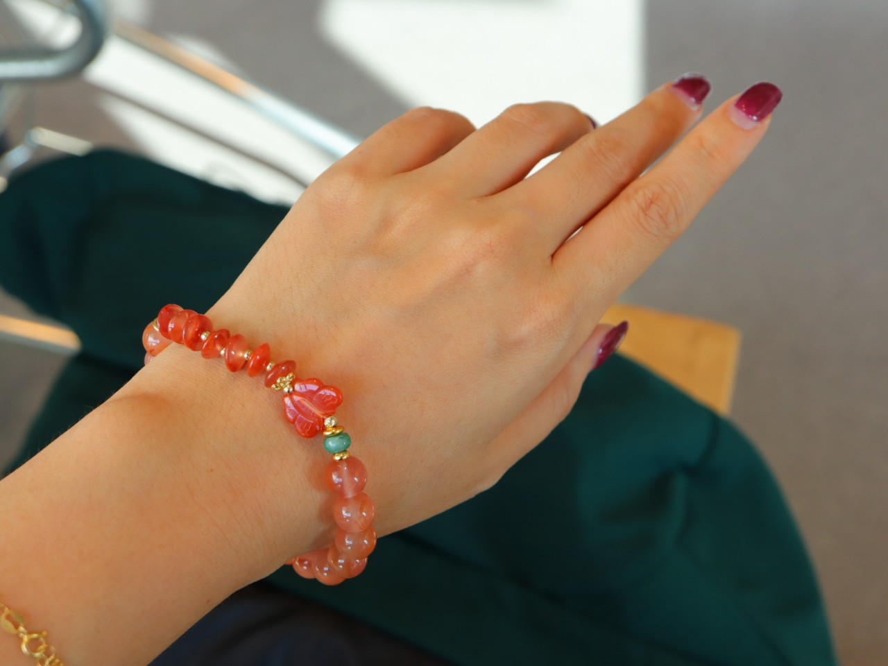 Organic agate natural jade from pearl