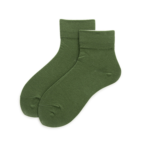 Cotton Spirit 46 Color Socks Women's Autumn Japanese Cotton Socks Solid Color Simple Mid-Tube Socks Basic Four Seasons Women's Socks