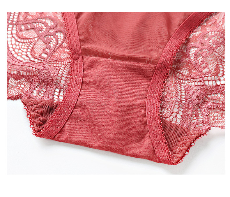 new sexy thin cotton lace gather bra set NSXQ13044