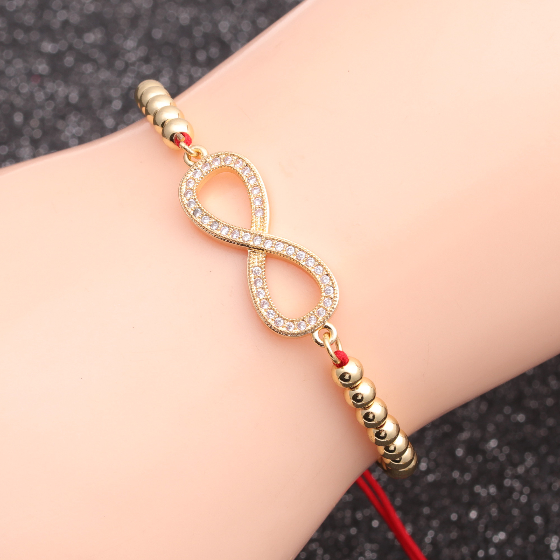 new copper love evil eye bracelet