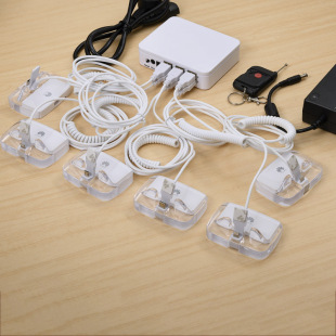 Mobile phone anti-theft device display stand demonstration experience stand one-to-six charging alarm multi-channel vertical base