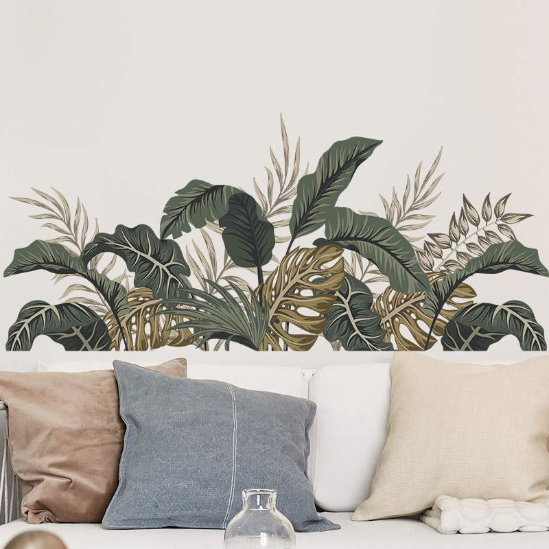 New Simple Tropical Plant Wall Stickers display picture 6