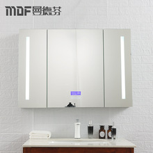 铝合金浴室镜柜带置物架 卫生间储物柜镜柜镜箱组合