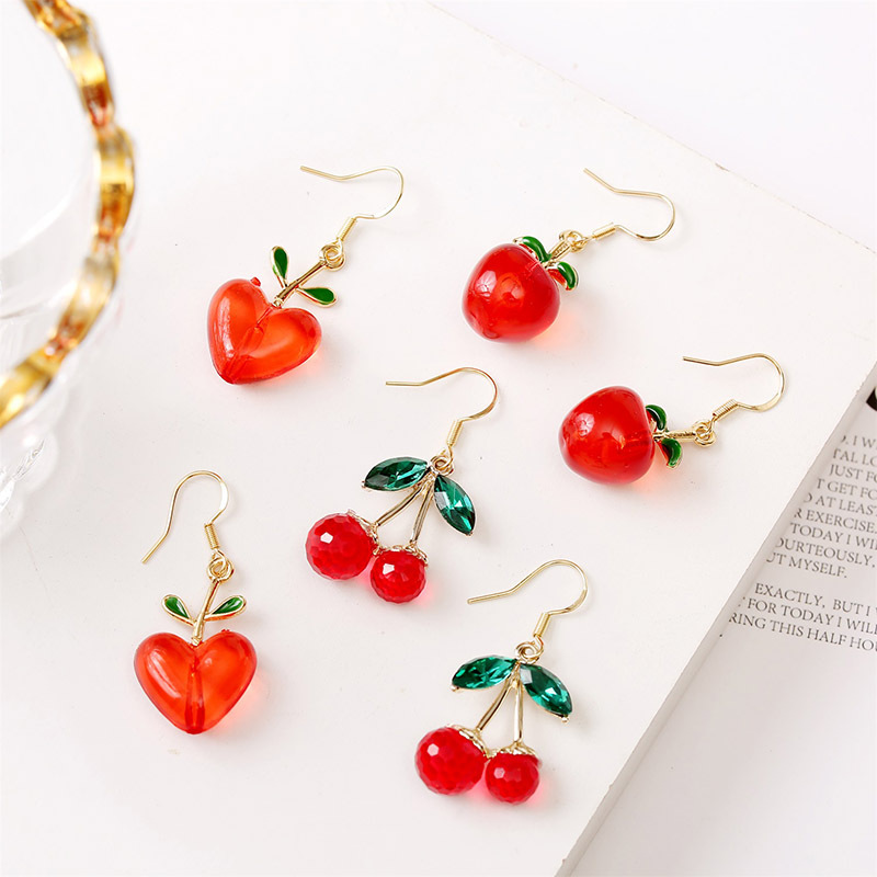 New Fashion 925 Silver Hook Simple Transparent Resin Earrings Acrylic Earrings display picture 1