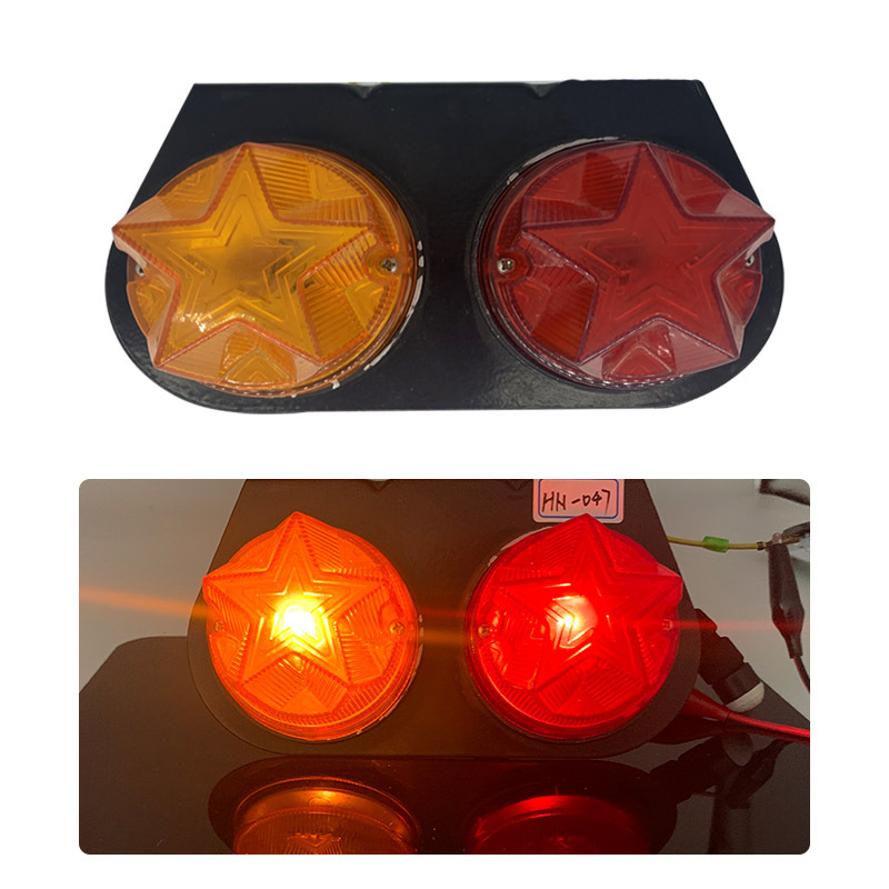 Luz lateral del camión luz lateral universal camión señal de giro remolque luz trasera remolque luz lateral 12-24V