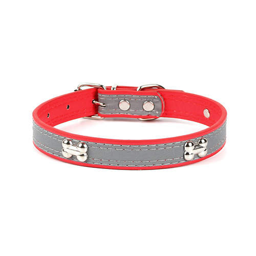Pet Reflective Collar Leash Dog and Cat Supplies Large, Medium and Small Dogs Luminous Neck Collar at Night Wholesale