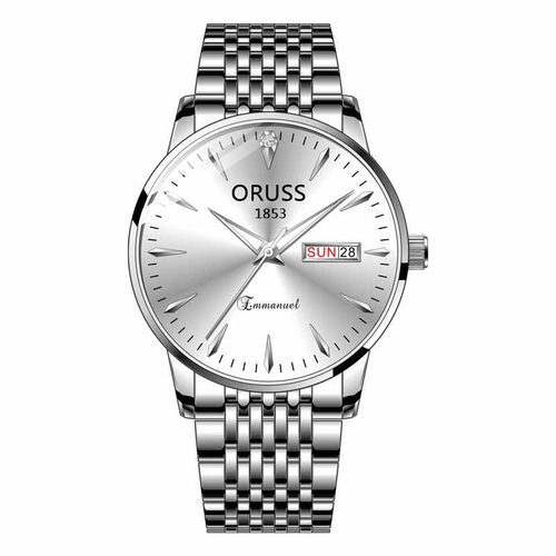 Business quartz watch waterproof quartz watch fully automatic movement watch men's watch Korean version luminous dual calendar men's watch