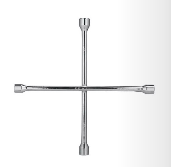 得力轮胎扳手十字架十字轮胎加长拆卸换胎汽修套筒扳手DL4414