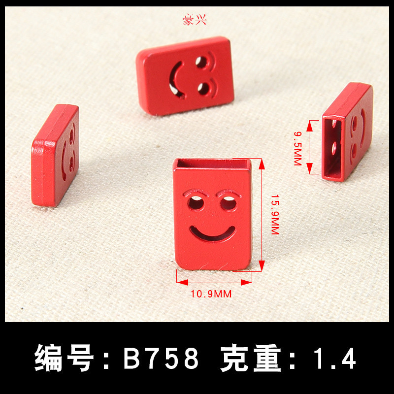 福建省双孔吊钟 双孔挂扣 锌合金绳子配件饰品五金 绳扣编号TH182