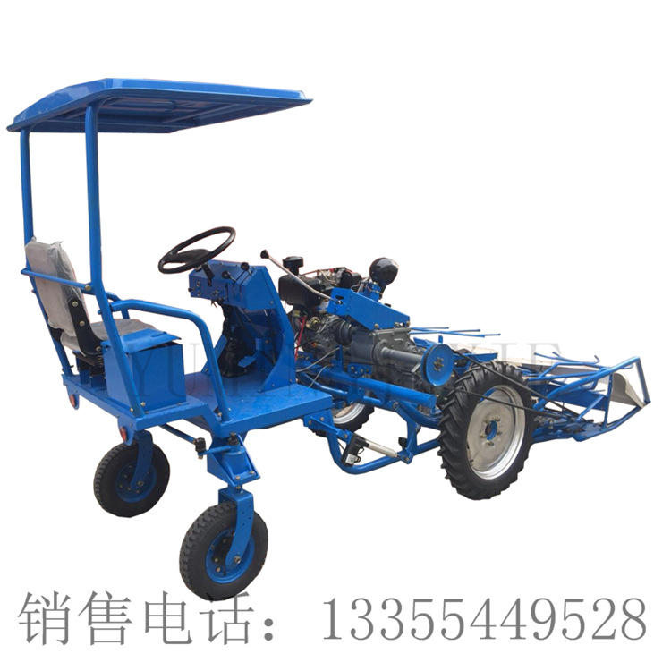 三轮四轮自走式l收割打捆一体机 芦苇 蒲草 燕麦芝麻水稻收割打捆