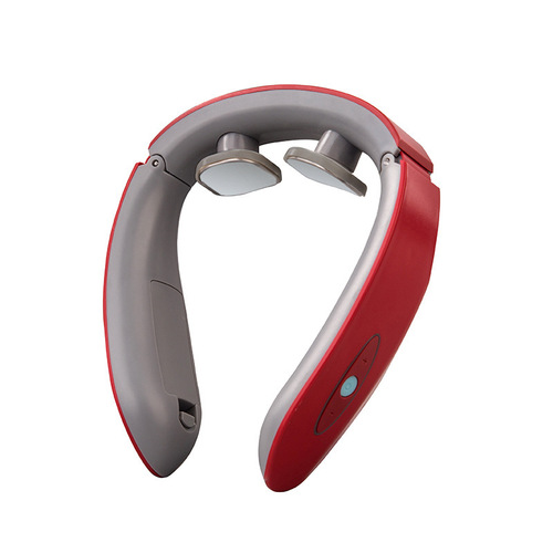 Portable Cervical Massager Neck Support Therapeutic Device with Three-Head Heating Neck and Shoulder Cervical Pulse Intelligent Massager