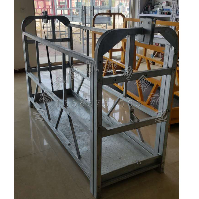高空工作升降吊篮电动吊篮镀锌吊篮施工升降机单柱双笼提升机批发