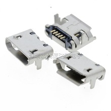 迈克插座5.9/6.4/7.2MM直插 插件USB MICRO 5P安卓手机尾插充电口