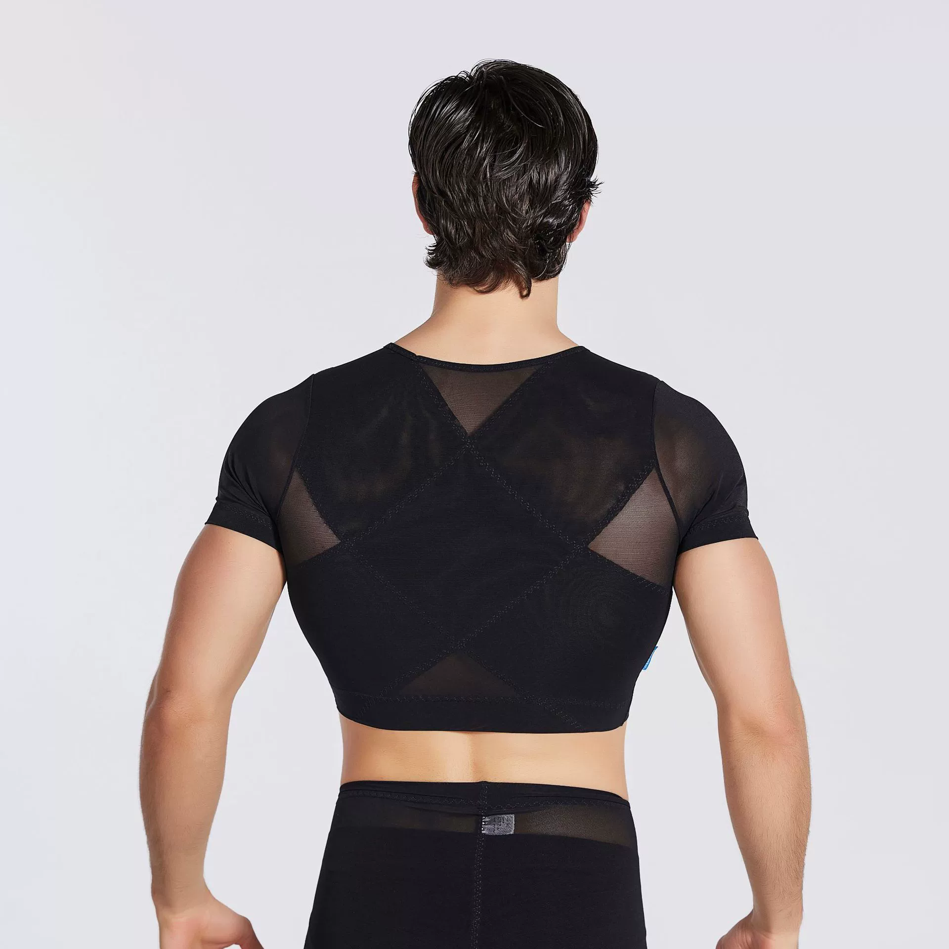 Магическая модель Shapewear, дышащий невидимый жилет, прямые продажи фабрики, с коротким рукавом, обтягивающий