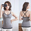 Sexy thermal underwear, top with cups, protective underware, vest, 2020, lifting effect, beautiful back