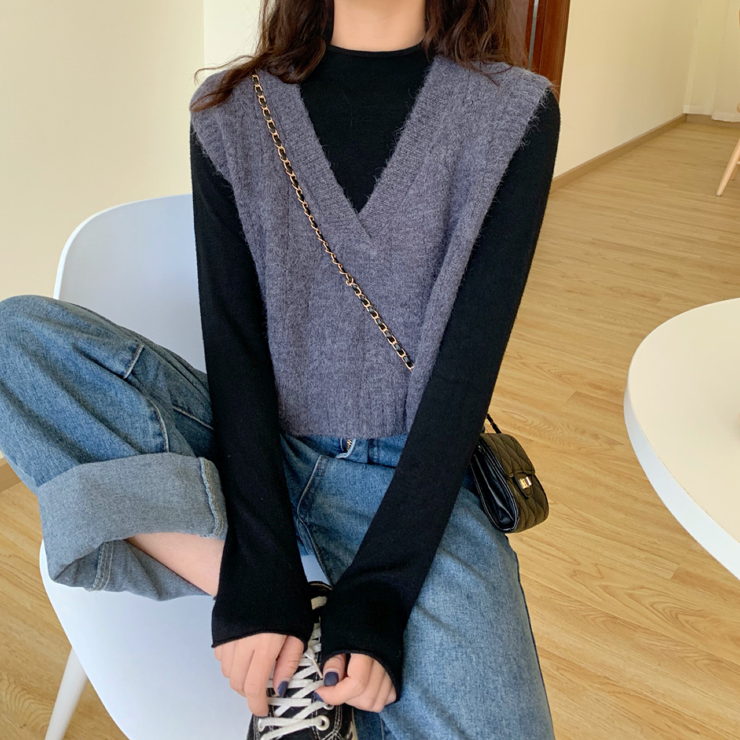 Gilet femme en tricot - Ref 3434792 Image 43