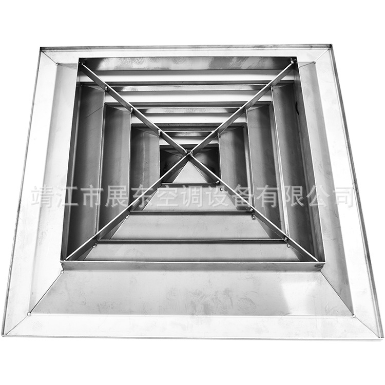 【不锈钢散流器】百叶式铝合金方形散流器出风口 方(矩)形回风口