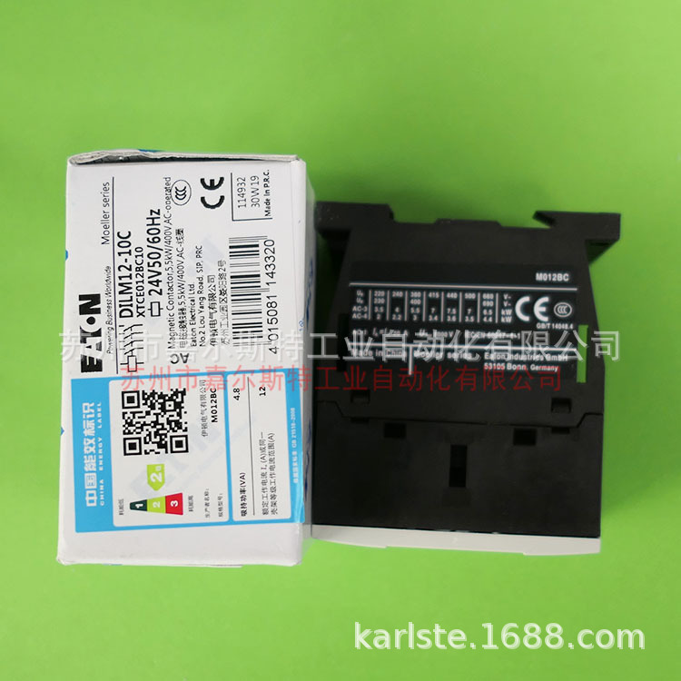 ETN-Moeller伊顿-穆勒  DILM12-01C(24V50/60HZ)   接触式继电器