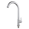 Food -grade stainless steel kitchen single -cold electroplated bead water faucet -free sink -free sink Washing basin bright face mirror light faucet