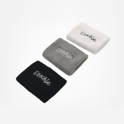 Enochle Wristband men and women knitting motion protective clothing Elastic band Sweat Wrist guard badminton Combed ventilation