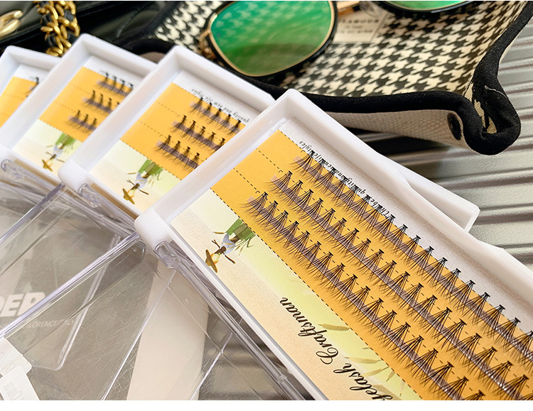 0.05草人20根假睫毛热熔朵毛eyelash单簇种植眼睫毛自然嫁接睫毛详情图8