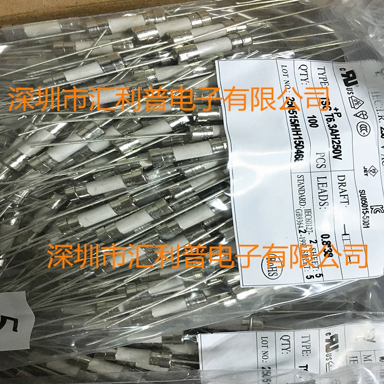 Хватной безопасности, стеклянная трубка, 6A, 125V, 250, 250V, 2x, x20, 20мм