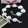 Classic silver bracelet, European style, Korean style