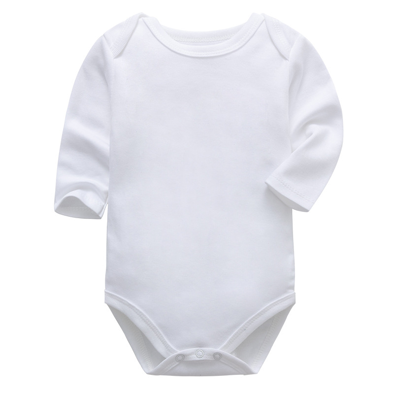 Casual Solid Color 100% Cotton Baby Rompers display picture 4