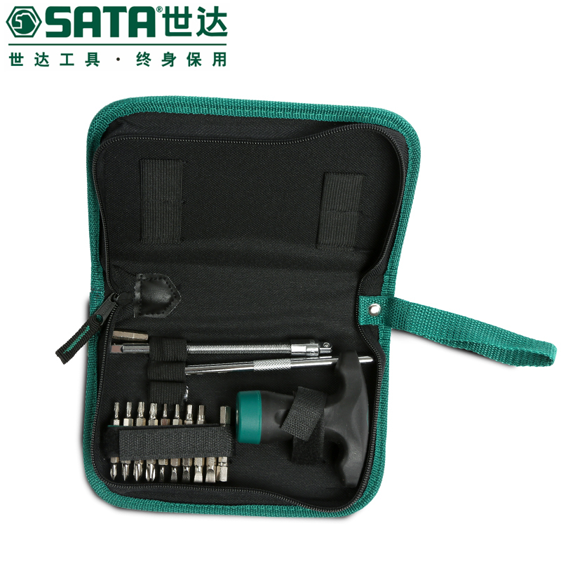 09341 T形柄棘轮螺丝批组套,24件/09341/世达