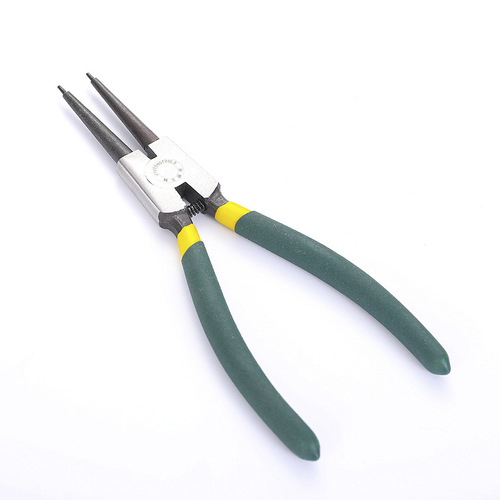 Manufacturer dipped plastic non-slip handle circlip pliers multi-functional internal and external straight and internal curved circlip pliers pliers tool