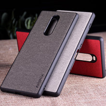 厂家直销 适用于【索尼】Xperia XZ4 手机保护套真布纹手机壳