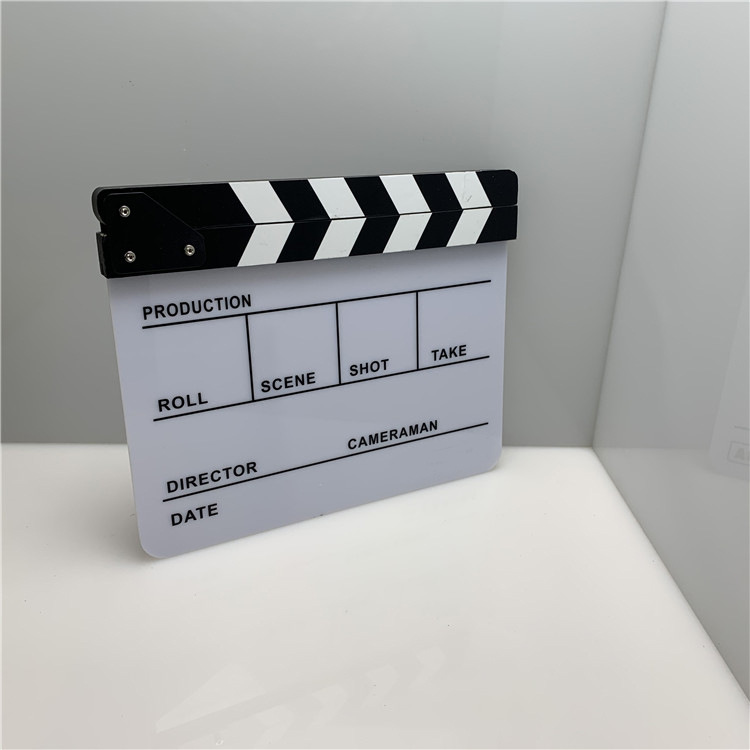 大号导演板 亚克力电影场记板 板拍板白板工艺品摆件玩具厂家定制