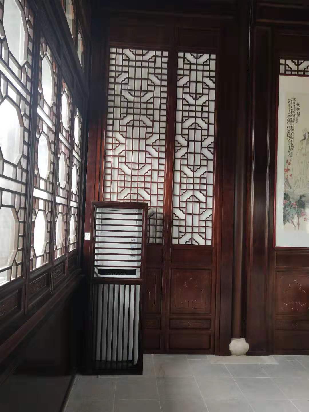 厂家直销祠堂寺庙仿古门窗中式隔断实木花格仿古木门花格门-阿里巴巴