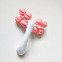 Y-shaped 8-bead massager shoulder and neck muscle relaxation slim roller hand massage roller yoga fitness calf neck arm