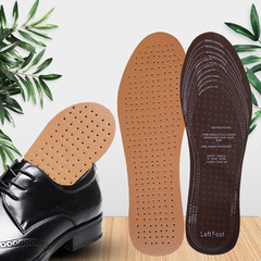 Factory direct selling latex insoles, perforated, soft, breathable, sweat-absorbent, cool in summer, latex leather insoles, unisex
