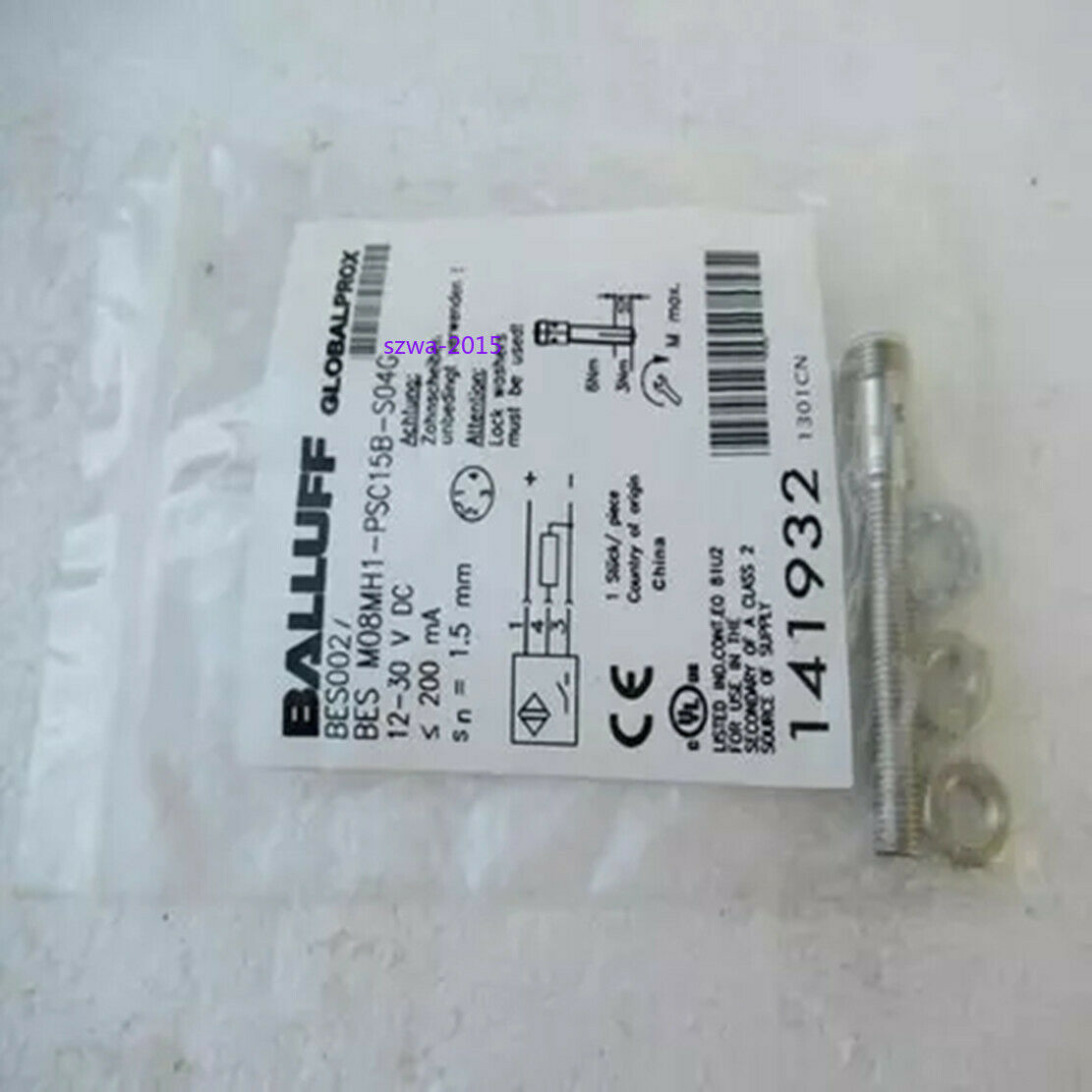 德国巴鲁夫传感器 BES M08MH1-NSC15B-S04G