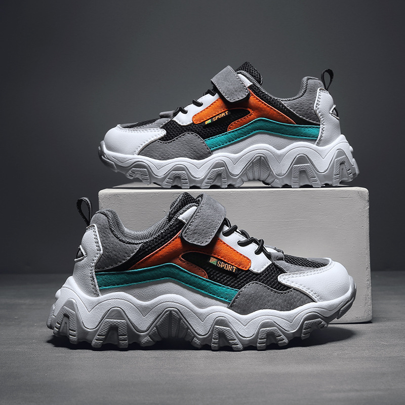 children gym shoes summer new pattern 2020 Korean Edition Boy Diddy girl Mesh shoes CUHK ventilation Running shoes