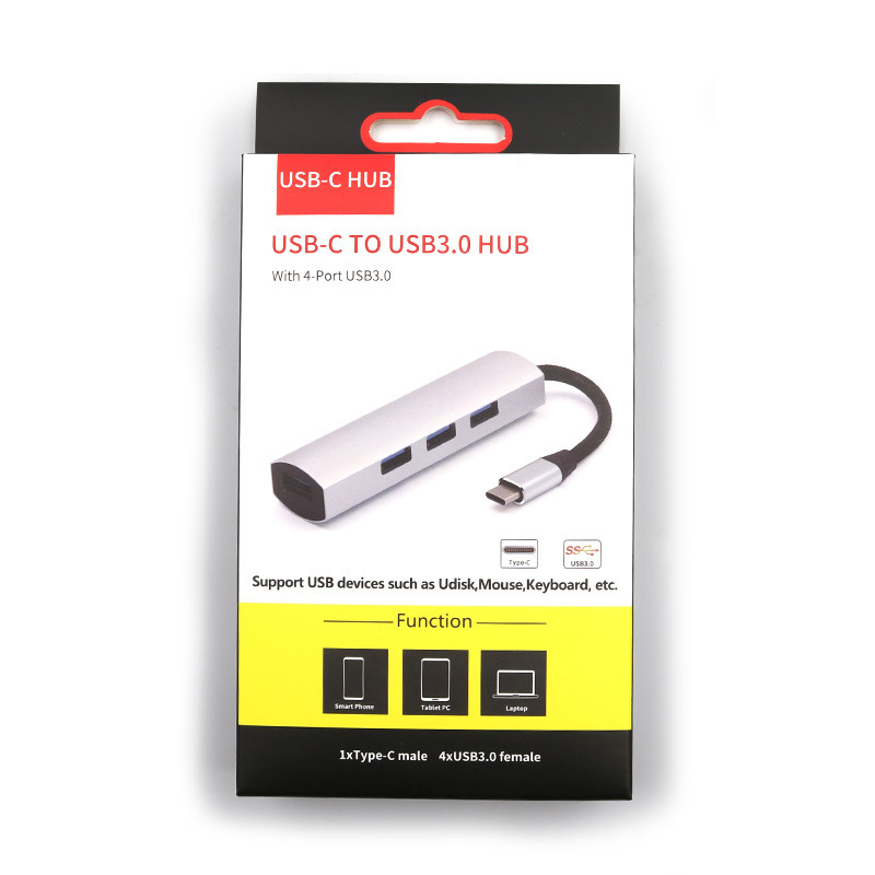 Mini type-c Hub USB 3.0 HUB Splitter One Drag Four typeC Docking Station Amazon Mini type-c Hub USB 3.0 HUB Splitter One Drag Four typeC Docking Station Amazon