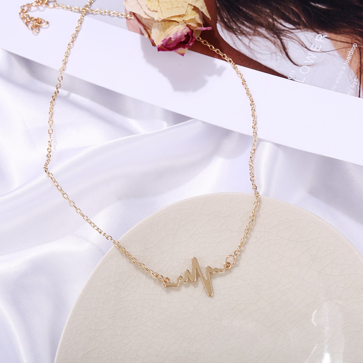 ECG Pendant Necklace