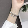 Design silver bracelet, silver 925 sample, simple and elegant design, Birthday gift