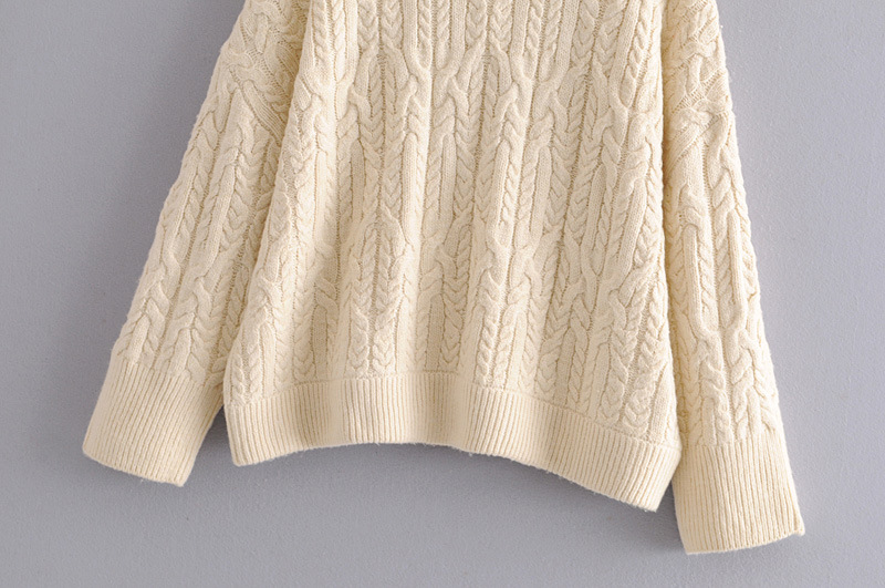 autumn eight-strand women s knitted turtleneck sweater  NSAM6914