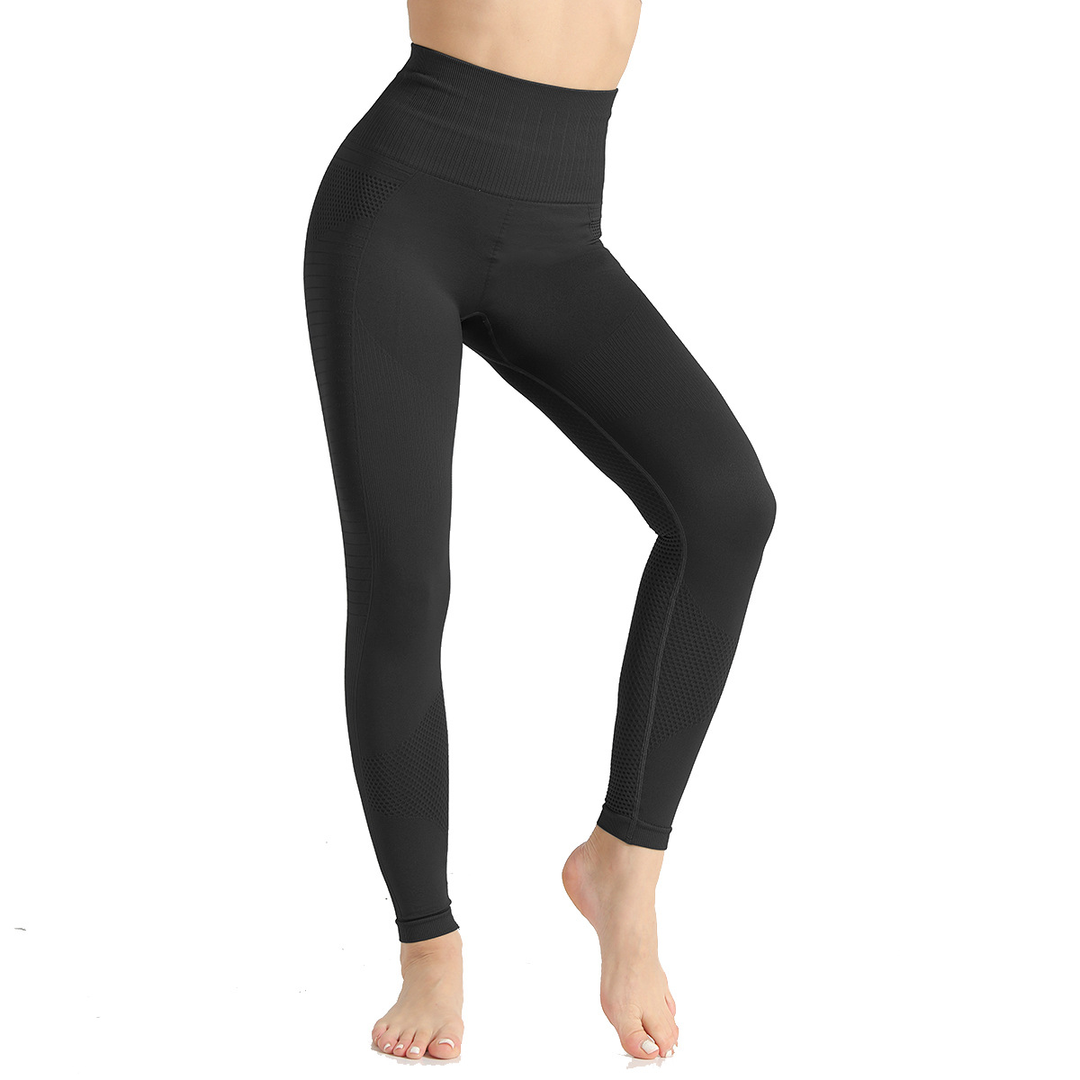 new fitness women s high waist tight-fitting seamless yoga pants  NSLX14687