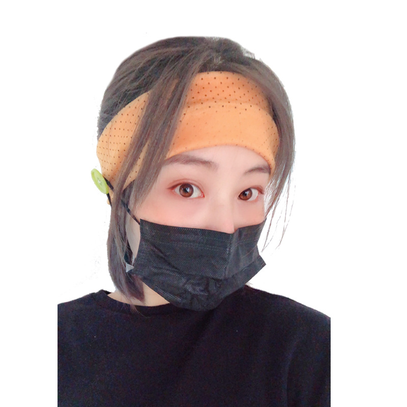 New Fashion Masks Anti-learning Hair Band Fitness Sports Elastic Hair Band Wholesale display picture 6