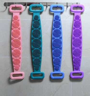 厂家硅胶搓澡不求人拉背巾  无刺味不伤皮肤新品