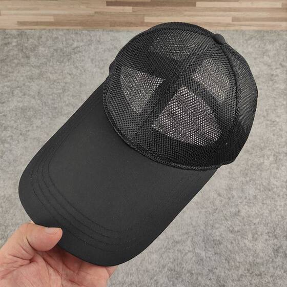 11 long brim net hat fabric brim summer sunscreen baseball cap casual fashion big head round men's hat