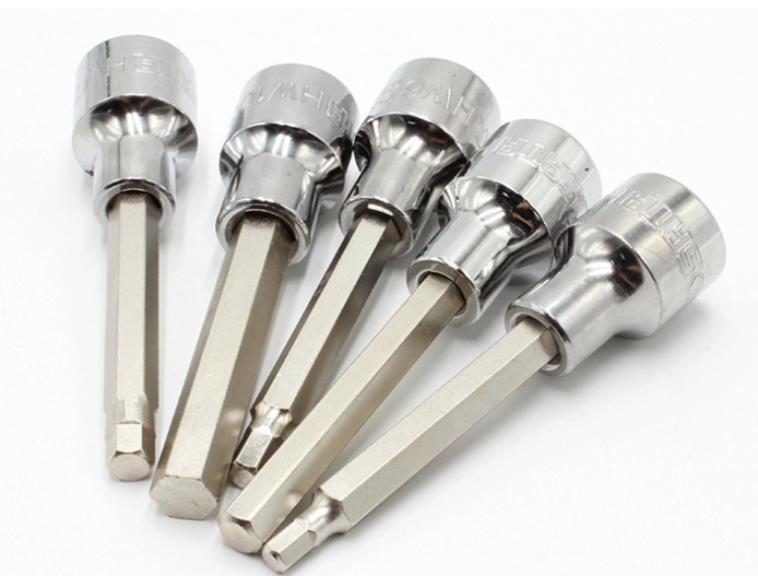 世达梅花内六方扳手套装批头长内六角套筒扳手旋具头世达25201