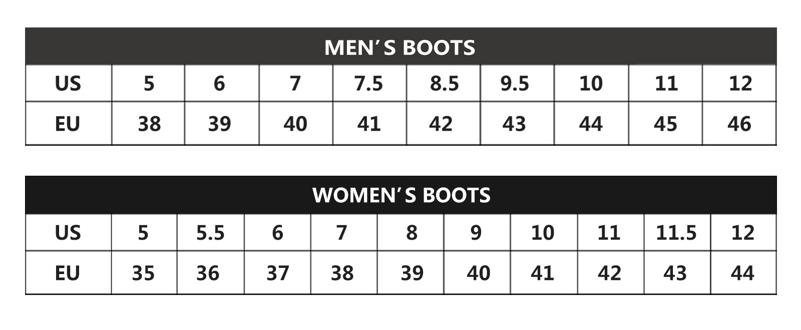 Z35-é©¬ä¸é´å°ºç è¡¨