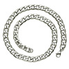 Trend necklace stainless steel hip-hop style, men's chain, simple and elegant design, Korean style